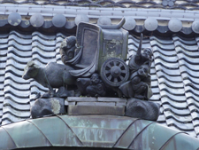 能登川上山神社の瓦